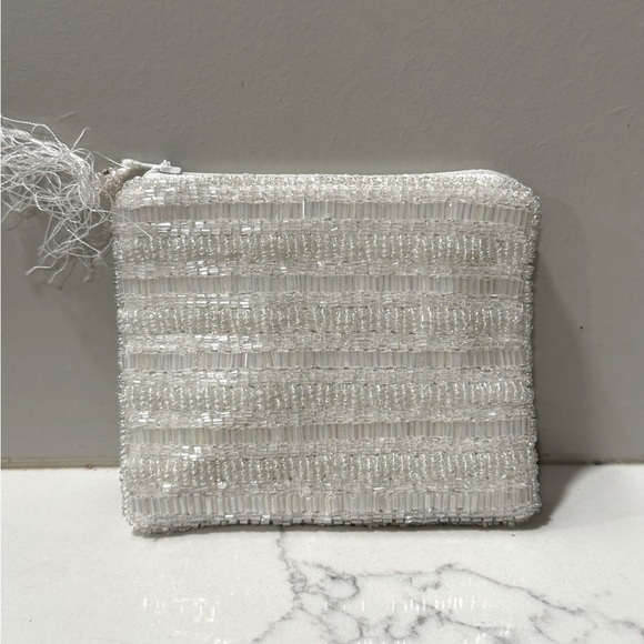 Princess Diana Althorp 100% Silk Hand Embroidered Beaded Coin Pouch - Picture 1 of 7